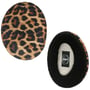 Printed Leopardo Earbags Aquecedores de Orelha camel