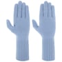 Luvas de Caxemira by Seeberger azul claro