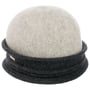 Chapéu Cloché Twotone Woolmark by Seeberger antracite
