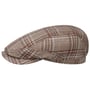Boné Plano Wool Silk Check by Stetson castanho
