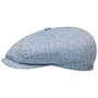 Boné Plano Hatteras Classic Linho by Stetson azul claro