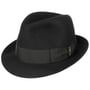 Chapéu de Pêlo Nilo Premium Trilby by Borsalino preto