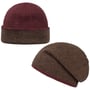 Gorro Reversível Twotone by bedacht bordeaux