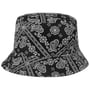 Chapéu de Algodão Paisley Bucket by Lipodo preto