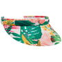 Viseira Multicolour Flower by Lipodo branco - laranja