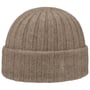 Gorro de Caxemira Undyed Sustainable by Stetson bege escuro