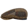 Boné Plano Mandeo Driver Patchwork by Stetson bege - castanho