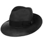 Chapéu de Palha Big Brim Fedora by Borsalino preto-preto
