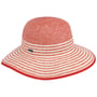 Chapéu Floppy Striped Brim Twotone by Lipodo vermelho manchado