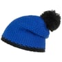 Gorro com Pompom Twotone real - azul