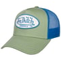 Boné Trucker Boston Oval Patch by Von Dutch verde - azul