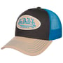 Boné Trucker Boston Oval Patch by Von Dutch azul marinho - castanho