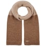 Cachecol de Malha Cavena Twotone by Seeberger castanho claro