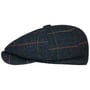 Boné Newsboy Herringbone Check by Lipodo azul marinho