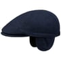 Boné Plano Thinsulate Ear Flaps by Lipodo azul marinho