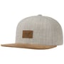 Boné Snapback Suede 6 Panel Classic by Reell cinzento claro