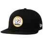 Boné 59Fifty Round Logo Steelers by New Era preto