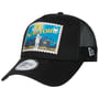 Boné Trucker 9Forty Postcard by New Era preto