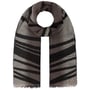 Cachecol de Lã Stripe Fantasy by Fraas preto