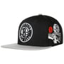 Boné Patch Overload Nets by Mitchell & Ness preto - cinzento