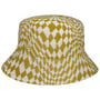 Chapéu de Tecido Warped Check Bucket by Kangol natureza - amarelo