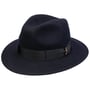 Chapéu de Lã Piemonte Traveller by Borsalino azul marinho