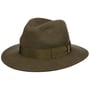 Chapéu de Lã Piemonte Traveller by Borsalino azeitona escura
