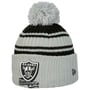Beanie NFL 22 SPRTKNT Raiders by New Era preto