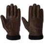 Luvas Deerskin Primaloft Rib by Hestra castanho escuro