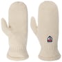 Mitenes Basic Wool by Hestra branco creme