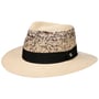 Chapéu Panamá Twotone Crown Traveller by Lierys natureza - preto