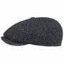 Boné Plano Hatteras Herringbone Stripe by Stetson azul marinho