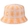 Chapéu de Pesca Grunge Plaid Bin by Kangol amarelo