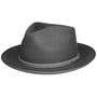 Chapéu de Lã Carbury Fedora by Stetson cinzento escuro