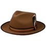 Chapéu de Lã Baileyville Fedora by Stetson castanho