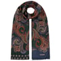Cachecol de Lã Multicolour Paisley by Stetson azul marinho