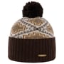 Gorro com Pompom Navajo by Stetson castanho escuro