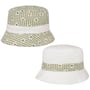 Chapéu Reversível Cotton Check Bucket by McBURN azeitona