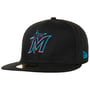 Boné 59Fifty Perf Emea Marlins by New Era preto