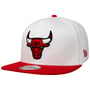 Boné 9Fifty White Crown Patches Bulls by New Era branco - vermelho