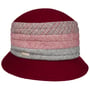 Chapéu de Lã Moída Lanvesta Patchwork by Seeberger vermelho escuro