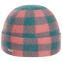 Gorro de lã Fresada com Punho Check by Seeberger rosa