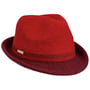 Chapéu de Lã Moída Sabetha Trilby by Seeberger bordeaux