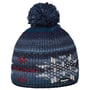 Beanie Ike Pompom by Eisbär azul marinho