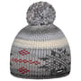 Beanie Ike Pompom by Eisbär cinzento escuro