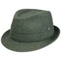 Chapéu de Lã Shetland Wool Trilby by Lierys verde claro