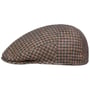 Boné Plano Houndstooth Tweed Driver by Stetson castanho - azul