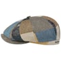Boné Plano Hatteras Fresh Patchwork by Stetson azul - bege