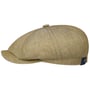 Boné Plano de Linho Hatteras Pandico by Stetson verde - manchado