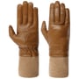 Luvas em Pele com Caxemira Canvalo by Caridei camel